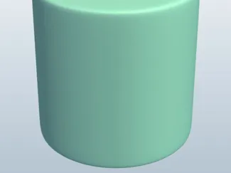 vaso cilindrico vuoto