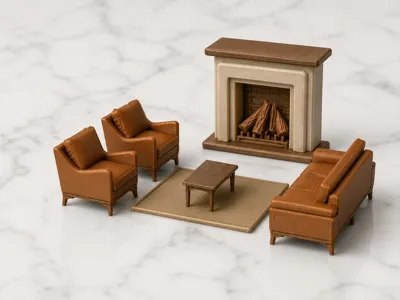 Dollhouse Miniature Furniture 