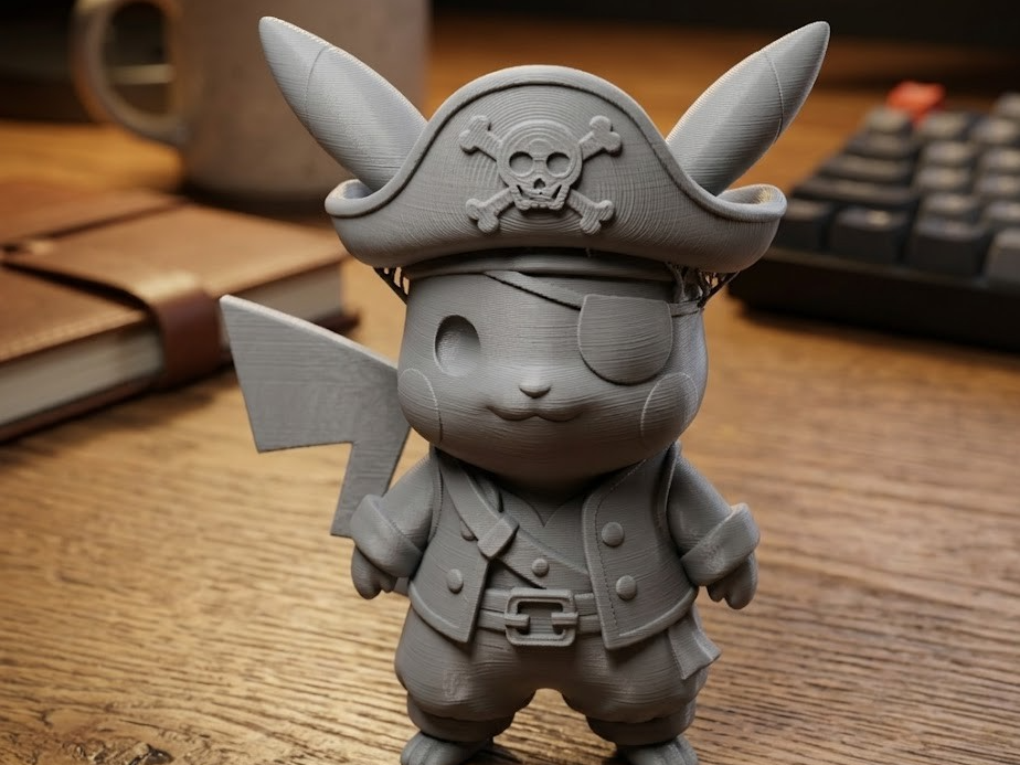 pokemon pikachu pirate with eye patch