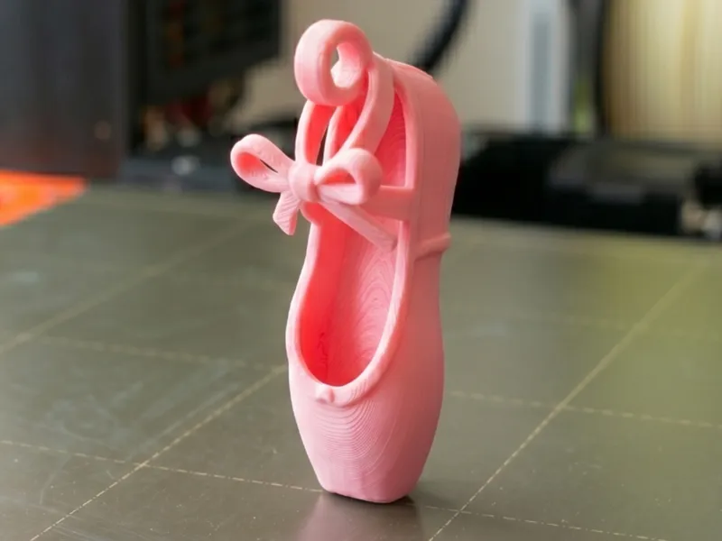 Ballet Shoe Keychain