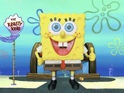 Color-separated, multi-part SpongeBob, no AMS required