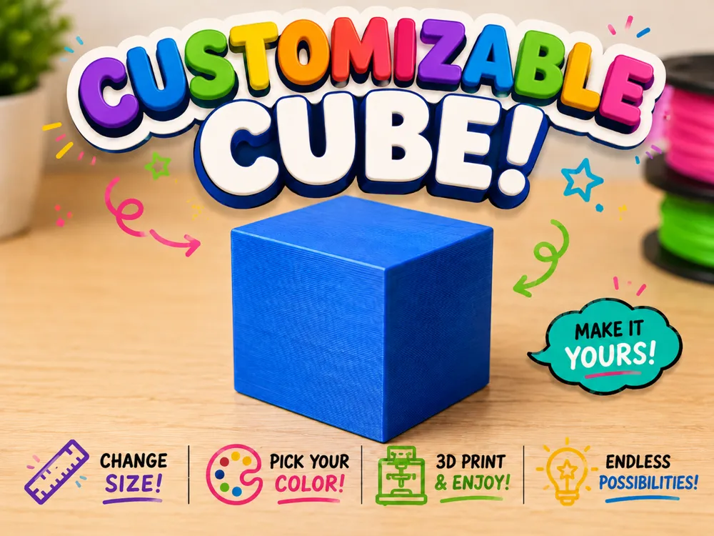 Parametric Calibration Cube - Free 3D Print Model - MakerWorld