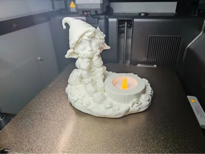 Cute Witch Tea Light Holder