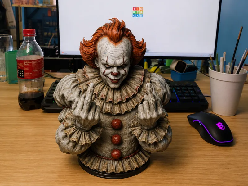 Pennywise giving the Finger