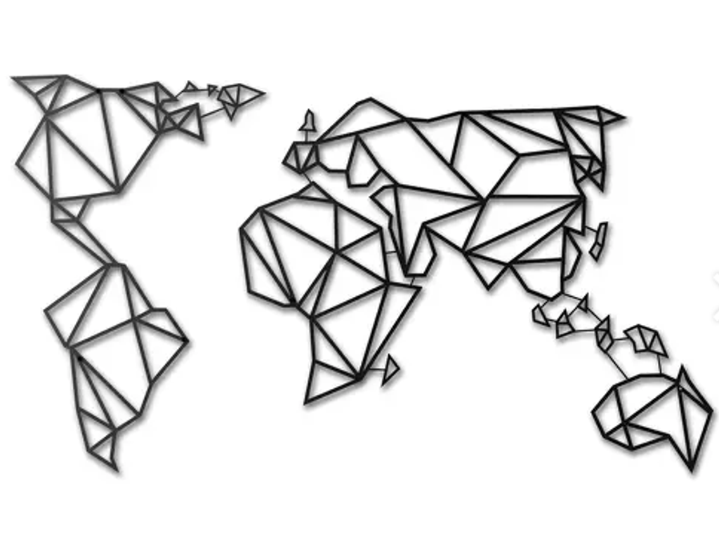 Map Modern World 2d