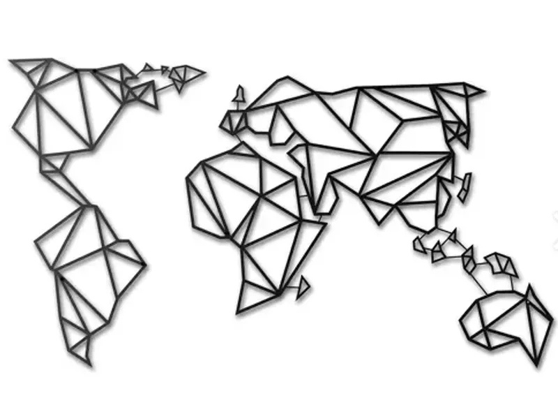 Map Modern World 2d