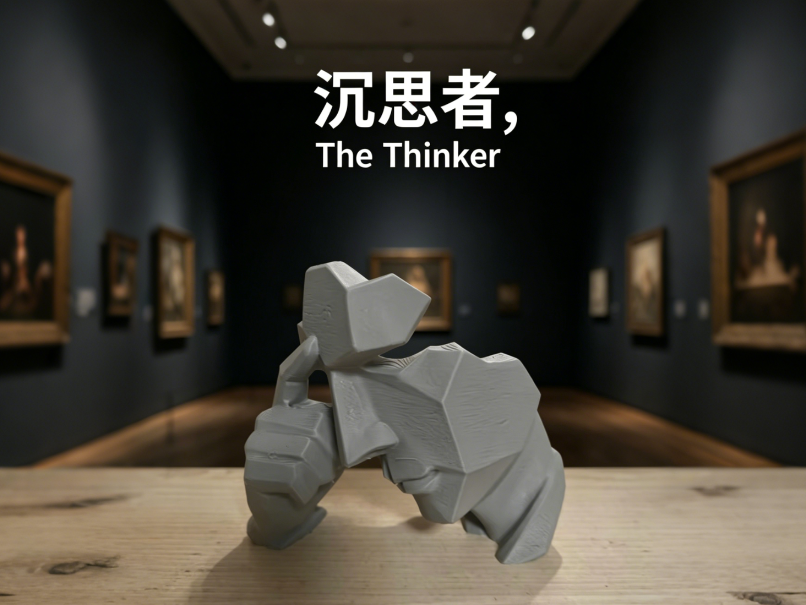 沉思者雕塑