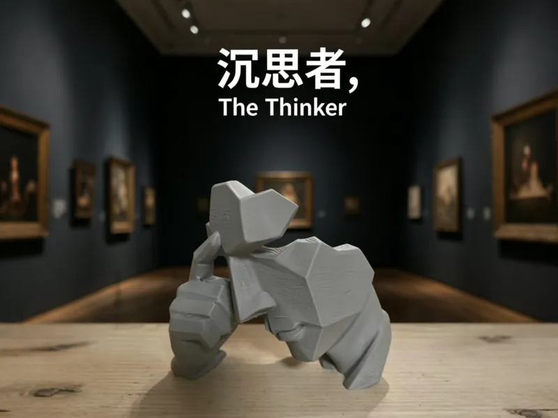 沉思者雕塑