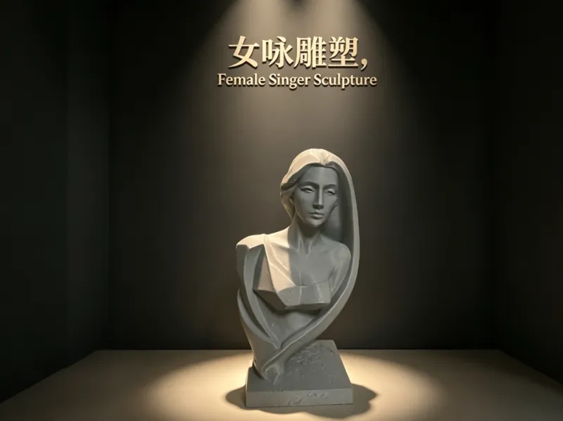 女咏雕塑