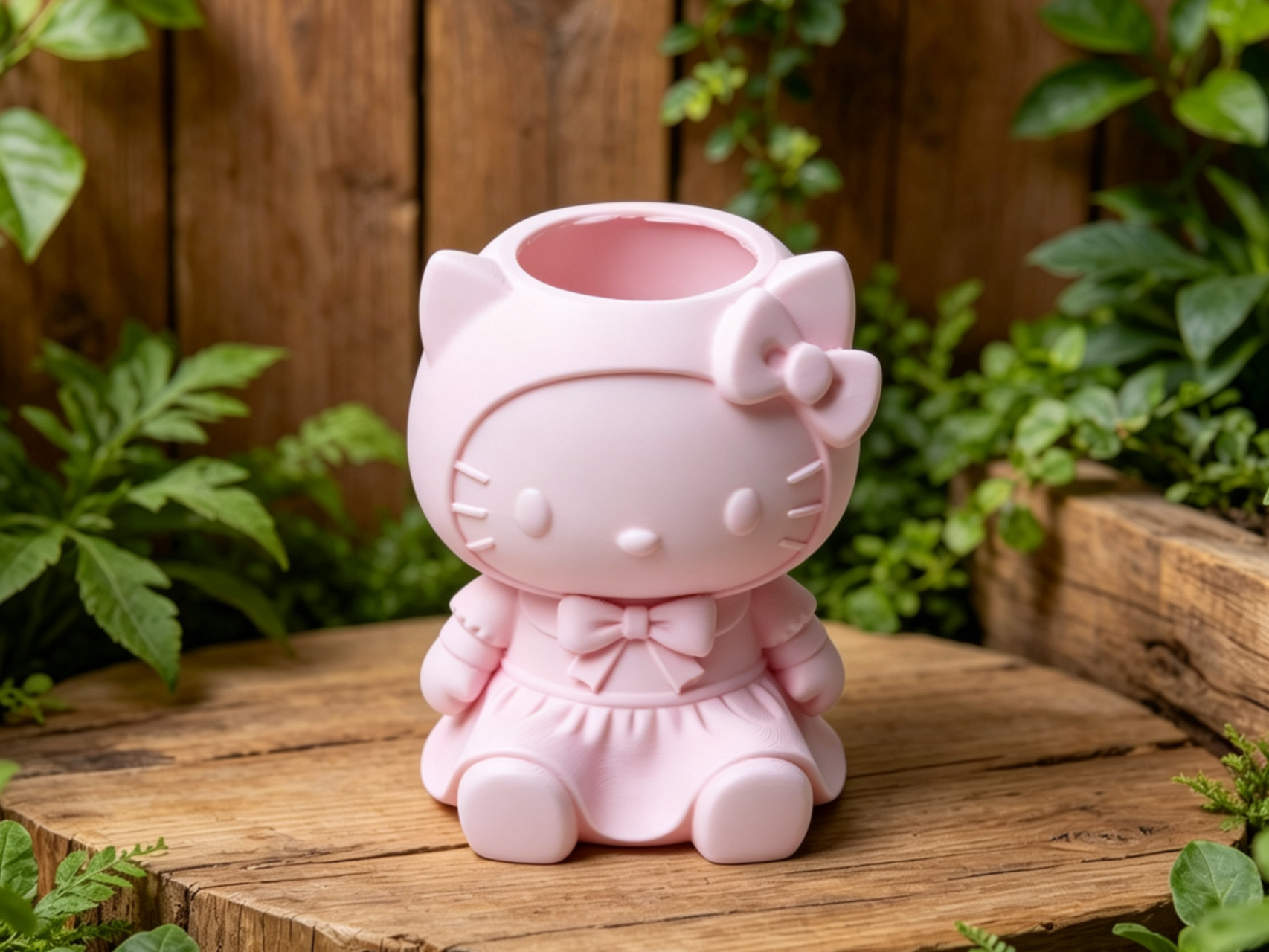 Kitty笔筒化妆刷筒收纳盒