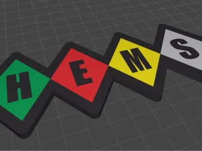 HEMS Logo Keychain