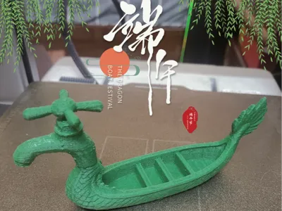 Faucet Dragon boat racing, receiving zongzi one after another~~~