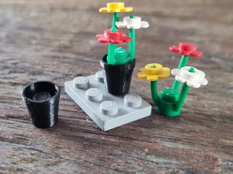 Legoflower pot