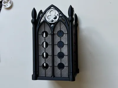 Gothic Desktop Organizer Pen Box - Flexible