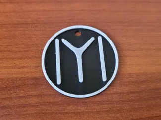 Turkish Kayi Tribe Symbol Keychain