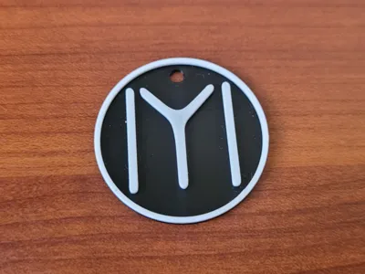 Turkish Kayi Tribe Symbol Keychain