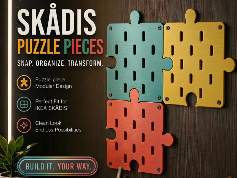 IKEA Skadis Puzzle Pieces