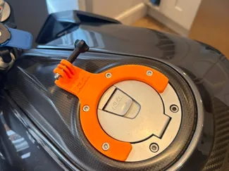 superduke gen 2 fuel cap GoPro mount