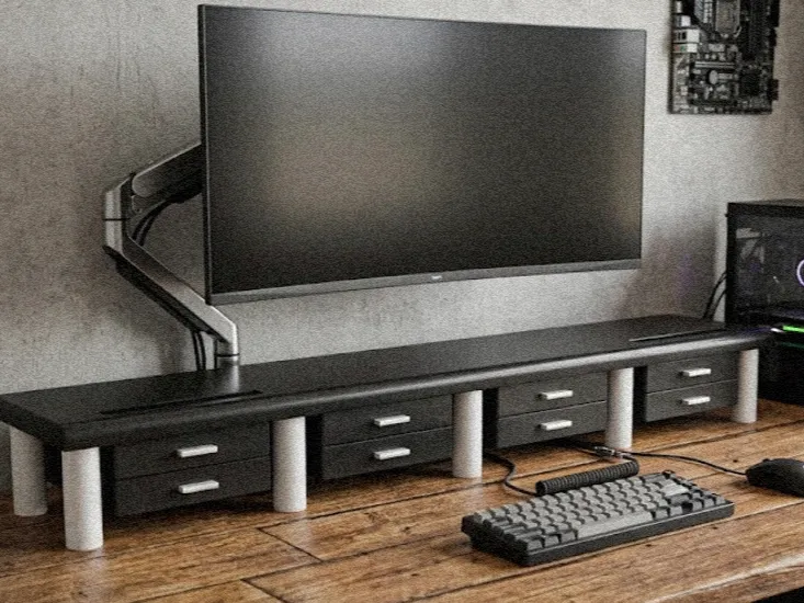 Modular under-monitor