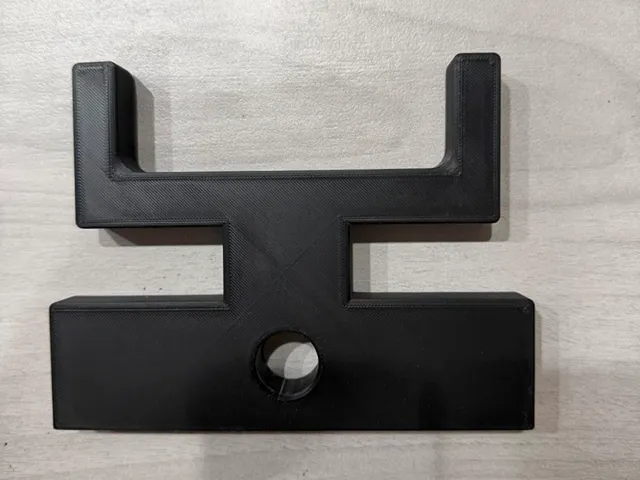 Rifle cleaning cradle with 3" front.