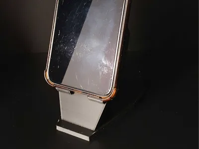 Coffin phone stand
