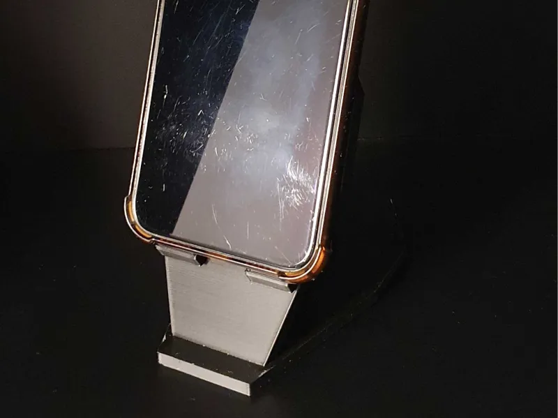 Coffin phone stand