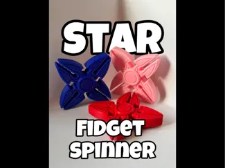 Star Fidget Spinner - <15 Grams!