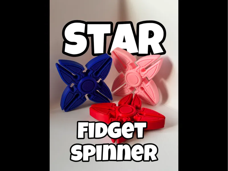 Star Fidget Spinner - <15 Grams!