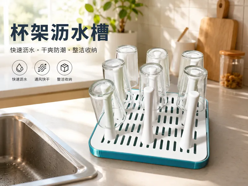 [实用] 杯架沥水槽
