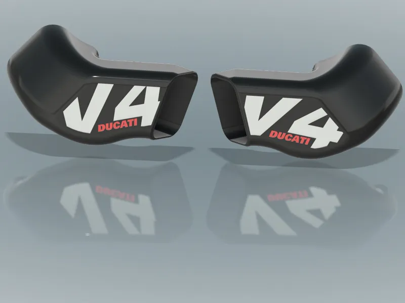 Karlz Ducati V4 Ducts for use with V1 Mount