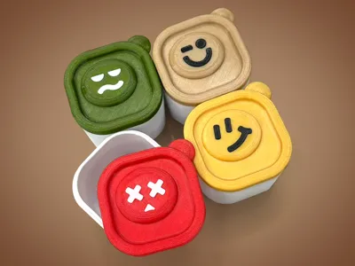 Emoji Snack and Nut Container/Storage Box