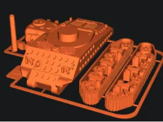 for minifigurine Sherman American WW2 tank