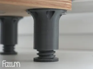 Adjustable furniture leg 43-71 mm