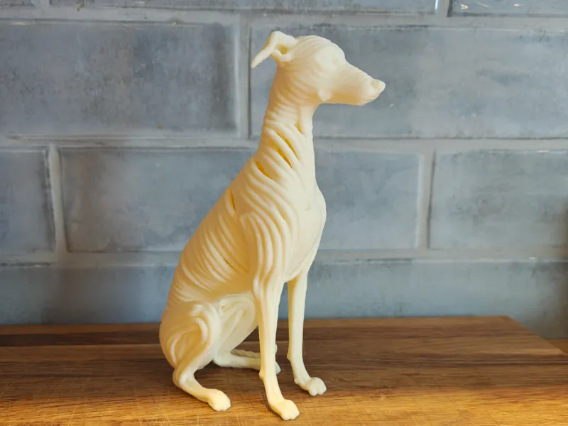 Sculted rope Greayhound.