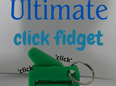 mechanical Click fidget keychain