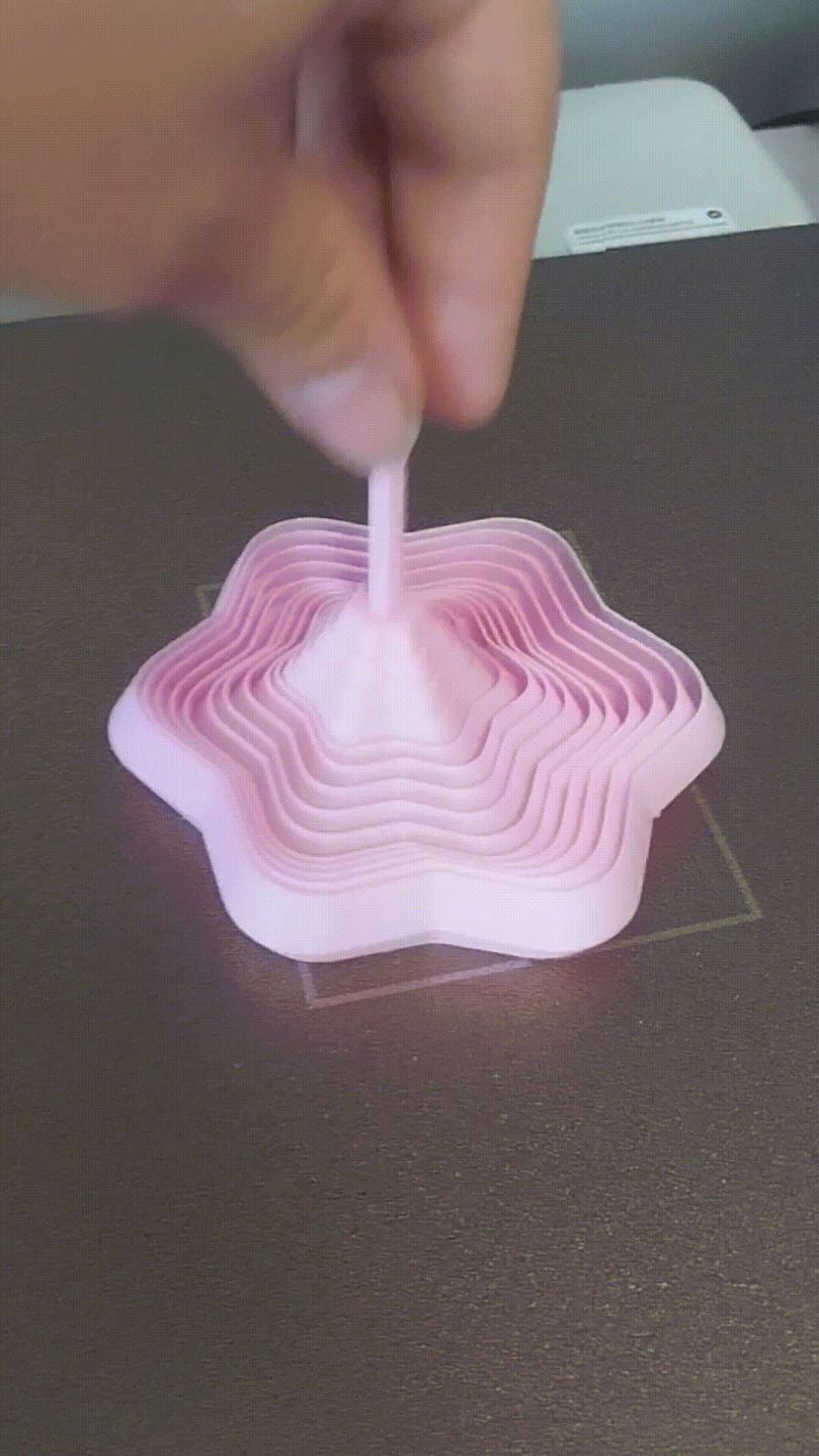 flexi star flower stress reliever toy