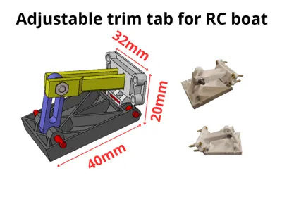 Adjustable trim tab