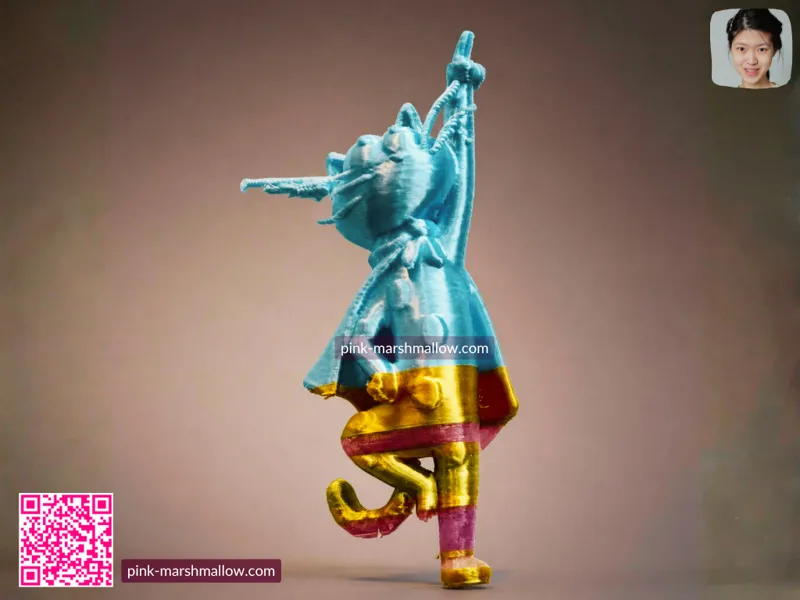 The Whimsical SuperCat Sculpture