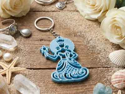 Yemanjá Keychain