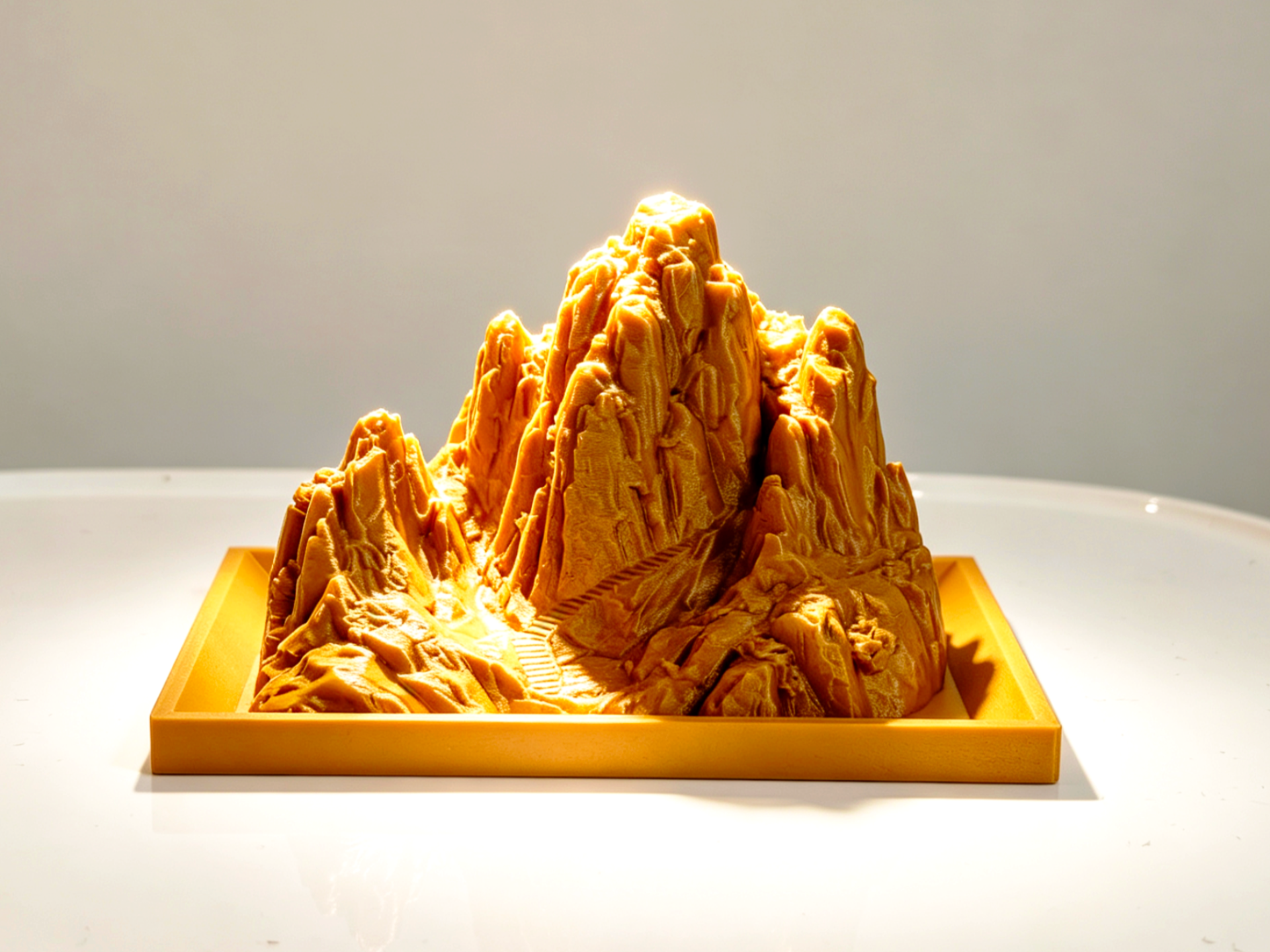 黄山始信峰桌面摆件