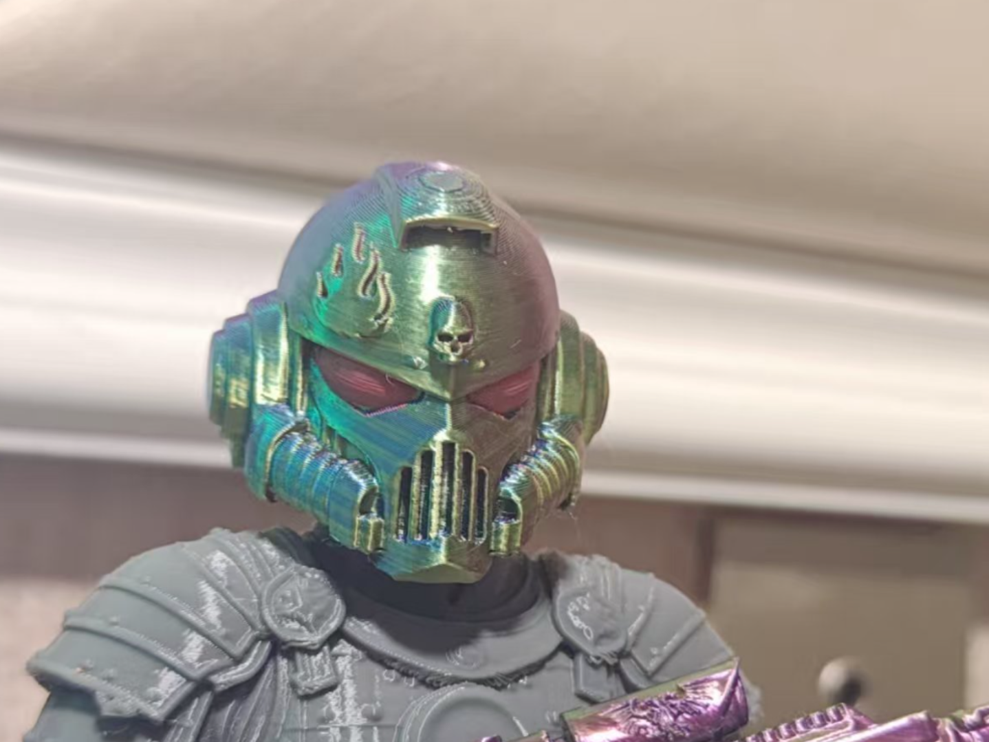 1:6兵人-星际战士-火蜥蜴头盔