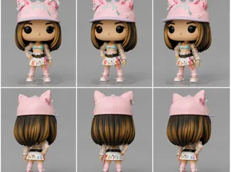 Megan KATSEYE Pinky Up Funko Pop