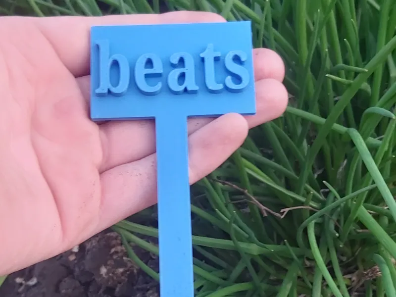 custom garden label 