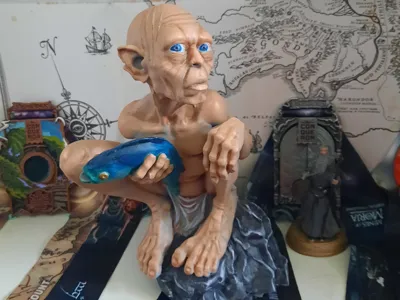 Gollum with fish