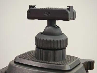 (Hardware-free) DJI Osmo Action Mount Quarter Inch M6 Adapter Supports Quick Release Bracket Action 4