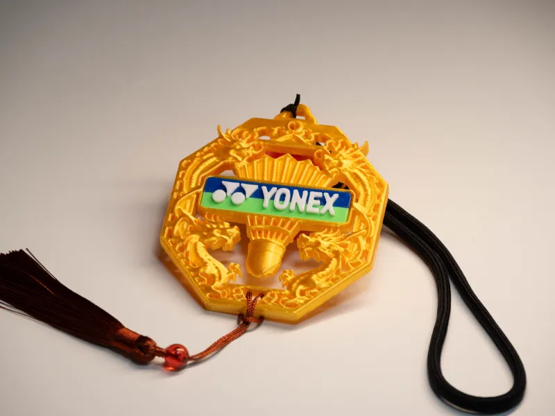 羽毛球品牌LOGO护身符挂饰
