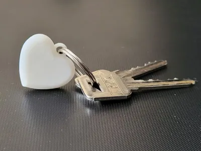 Heart keychain