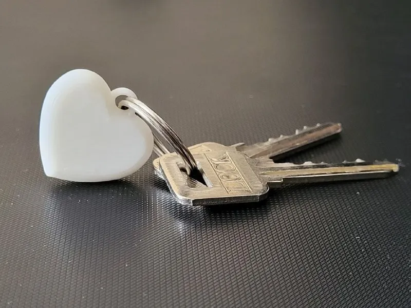 Heart keychain