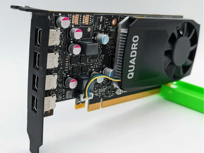 Quadro P600 P620 P1000 T1000 Half Height Bracket