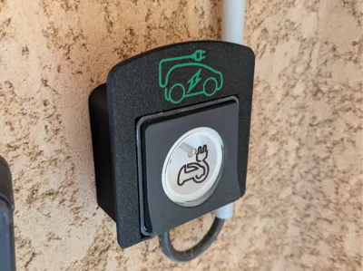 EV cable holder for SCHNEIDER ELECTRIC socket
